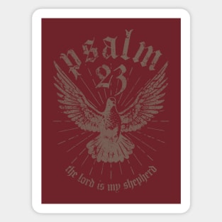 psalm 23 The lord is my shepherd Sticker